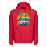 Cardinal delray beach florida  vintage distressed souvenir long sleeve t shirt Premium Hoodie - linhVisuals