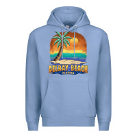 Colony Blue delray beach florida  vintage distressed souvenir long sleeve t shirt Premium Hoodie - linhVisuals