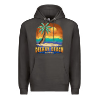Smoke delray beach florida  vintage distressed souvenir long sleeve t shirt Premium Hoodie - linhVisuals