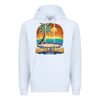 White delray beach florida  vintage distressed souvenir long sleeve t shirt Premium Hoodie - linhVisuals