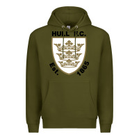 Army Green hull fc Premium Hoodie - linhVisuals