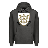 Charcoal Heather hull fc Premium Hoodie - linhVisuals
