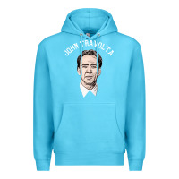 Ocean Blue sports nicolas cage as john travolta Premium Hoodie - linhVisuals