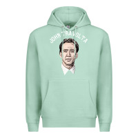 Seafoam sports nicolas cage as john travolta Premium Hoodie - linhVisuals