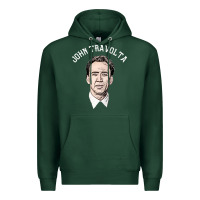 Sports Green sports nicolas cage as john travolta Premium Hoodie - linhVisuals
