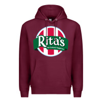 Burgundy rita's italian ice cafe Premium Hoodie - linhVisuals