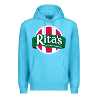 Ocean Blue rita's italian ice cafe Premium Hoodie - linhVisuals