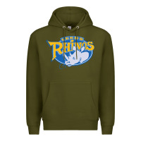 Army Green leed rhinos Premium Hoodie - linhVisuals