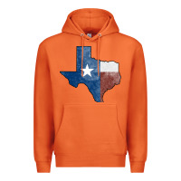 Carrot Texas Watercolor Map Premium Hoodie - Jasminsmagicworld