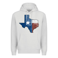 Dove Grey Texas Watercolor Map Premium Hoodie - Jasminsmagicworld