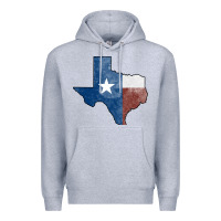 Heather Grey Texas Watercolor Map Premium Hoodie - Jasminsmagicworld