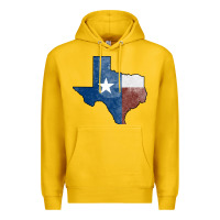 Lemon Texas Watercolor Map Premium Hoodie - Jasminsmagicworld