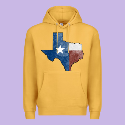Texas Watercolor Map Premium Hoodie Designed By Jasminsmagicworld