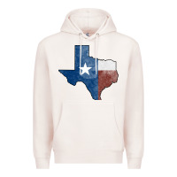 Pale Pink Texas Watercolor Map Premium Hoodie - Jasminsmagicworld