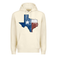 Sandshell Texas Watercolor Map Premium Hoodie - Jasminsmagicworld