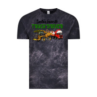 Cloud Black Santa's Favorite Truck Driver Vintage Tee - LillyAllenDesigns