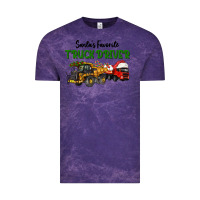 Santa's Favorite Truck Driver Vintage Tee | Teevron