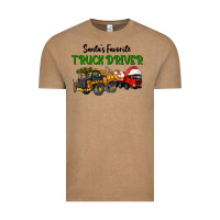 Vintage Coffee Santa's Favorite Truck Driver Vintage Tee - LillyAllenDesigns