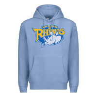 Colony Blue leed rhinos Premium Hoodie - linhVisuals