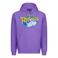Purple leed rhinos Premium Hoodie - linhVisuals