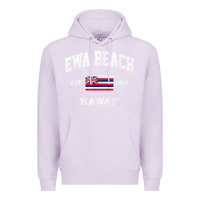 Lilac ewa beach hawaii hi vintage state athletic style t shirt Premium Hoodie - linhVisuals