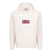 Pale Pink ewa beach hawaii hi vintage state athletic style t shirt Premium Hoodie - linhVisuals
