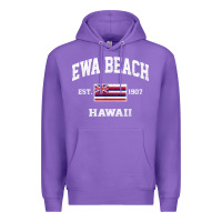 Purple ewa beach hawaii hi vintage state athletic style t shirt Premium Hoodie - linhVisuals