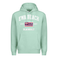 Seafoam ewa beach hawaii hi vintage state athletic style t shirt Premium Hoodie - linhVisuals