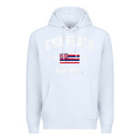 White ewa beach hawaii hi vintage state athletic style t shirt Premium Hoodie - linhVisuals