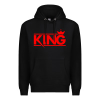 Black king Premium Hoodie - linhVisuals