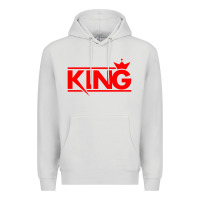Dove Grey king Premium Hoodie - linhVisuals
