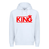 White king Premium Hoodie - linhVisuals