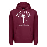 Burgundy edisto beach sc palm tree edisto beach gift pullover hoodie Premium Hoodie - linhVisuals