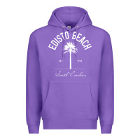 Purple edisto beach sc palm tree edisto beach gift pullover hoodie Premium Hoodie - linhVisuals
