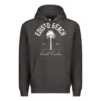 Smoke edisto beach sc palm tree edisto beach gift pullover hoodie Premium Hoodie - linhVisuals
