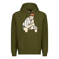 Army Green russell coight Premium Hoodie - linhVisuals