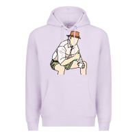 Lilac russell coight Premium Hoodie - linhVisuals