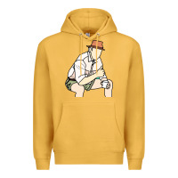 Mustard russell coight Premium Hoodie - linhVisuals