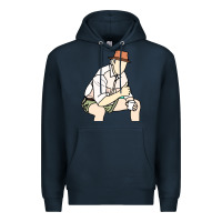 Navy russell coight Premium Hoodie - linhVisuals