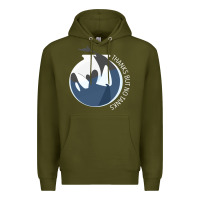 Army Green thanks but no tanks Premium Hoodie - linhVisuals