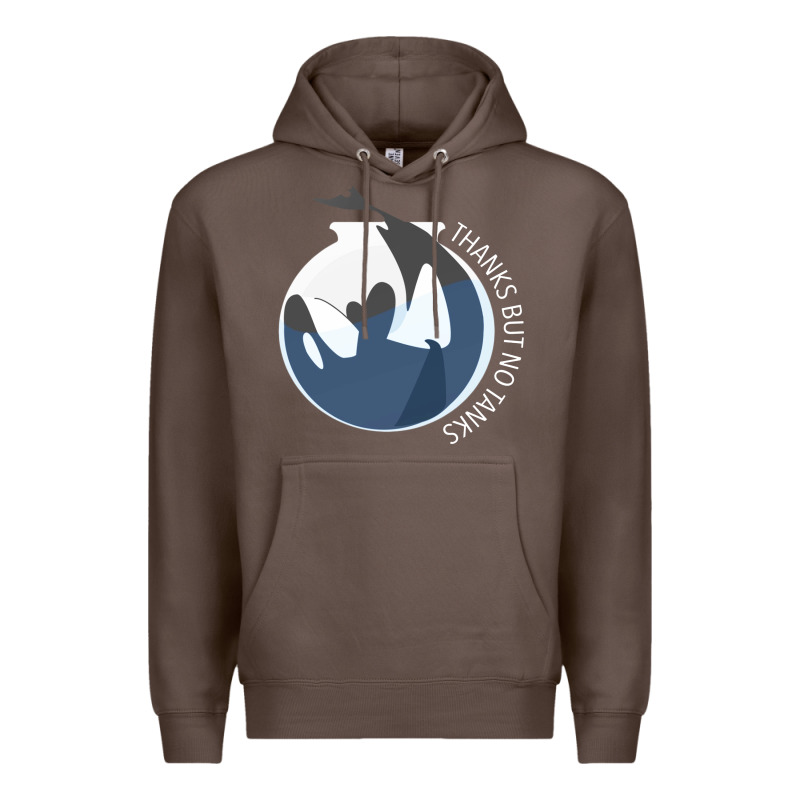 Thanks But No Tanks Premium Hoodie by linhVisuals | Teevron