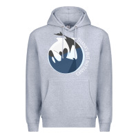 Heather Grey thanks but no tanks Premium Hoodie - linhVisuals