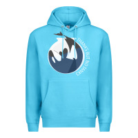 Ocean Blue thanks but no tanks Premium Hoodie - linhVisuals