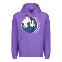 Purple thanks but no tanks Premium Hoodie - linhVisuals