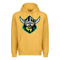 Mustard canberra raiders Premium Hoodie - linhVisuals