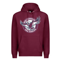 Burgundy manly warringah sea eagles Premium Hoodie - linhVisuals