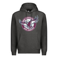 Charcoal Heather manly warringah sea eagles Premium Hoodie - linhVisuals