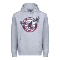 Heather Grey manly warringah sea eagles Premium Hoodie - linhVisuals
