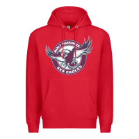 Red manly warringah sea eagles Premium Hoodie - linhVisuals