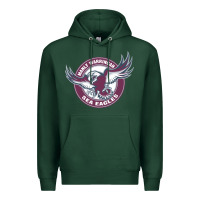 Sports Green manly warringah sea eagles Premium Hoodie - linhVisuals